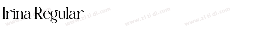 Irina Regular字体转换